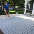 Painting the deck